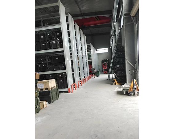 广西某部队横梁式货架案例